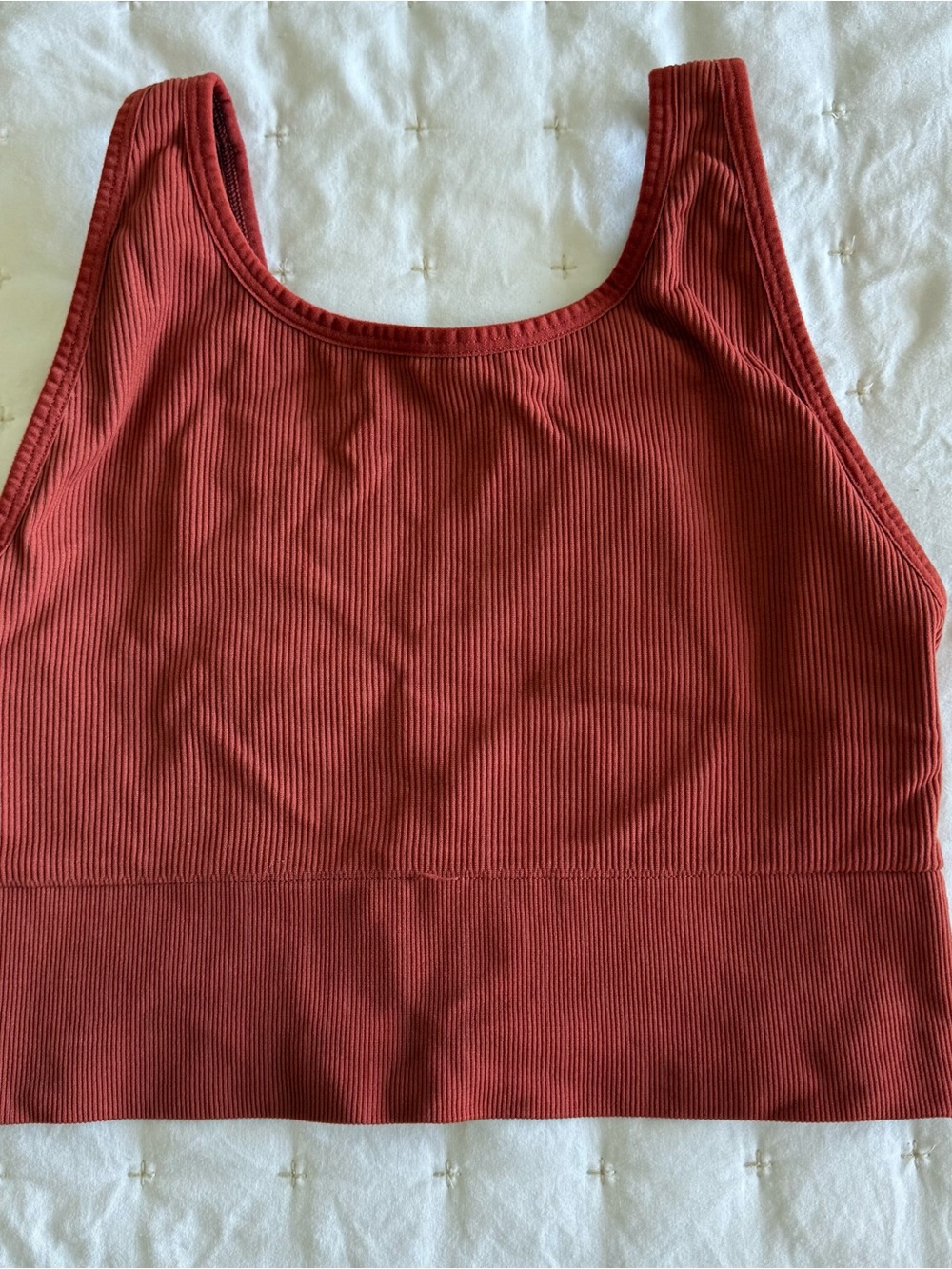 Victoria Secret Sport Ribbed Bralette - Rust